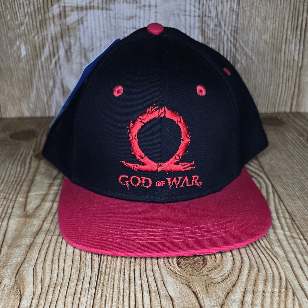 God of War‎ 2018 Black and Red Snap Back Cap